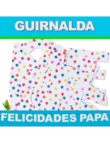 GUIRNALDA FELICIDADES PAPA...