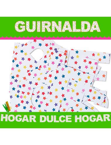 GUIRNALDA HOGAR DULCE HOGAR...